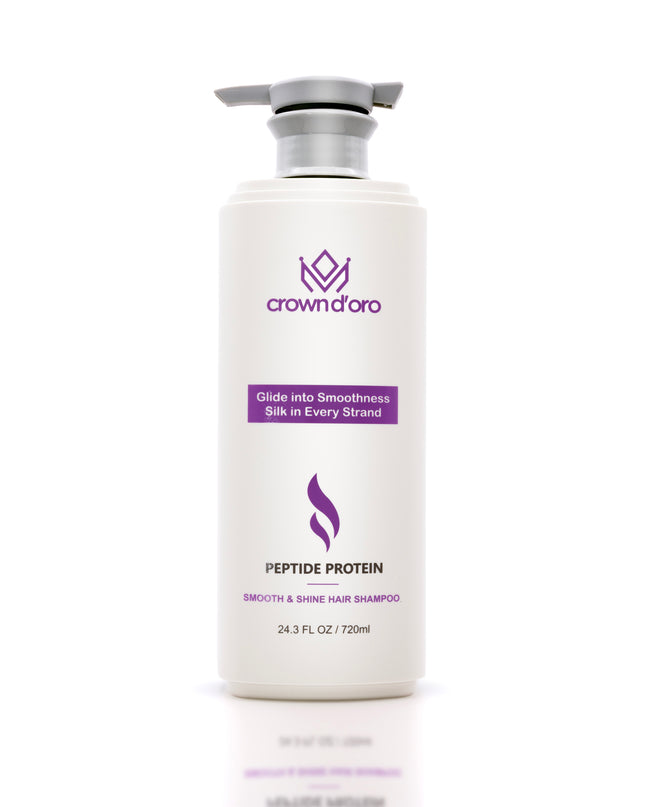 Crown D'Oro Peptide Protein Smooth & Shine Hair Shampoo-720 ML