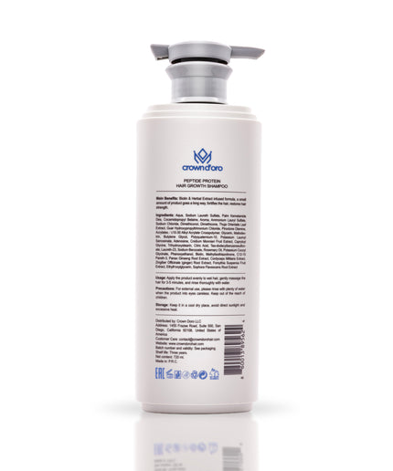 Crown D'Oro Peptide Protein Hair Growth Shampoo-720 ML