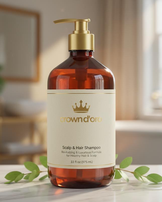 Crown D'Oro Scalp & Hair Shampoo